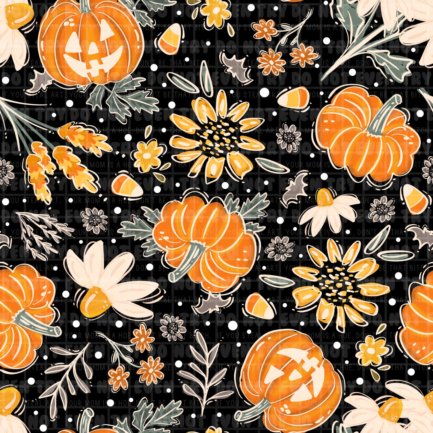 Floral Pumpkins