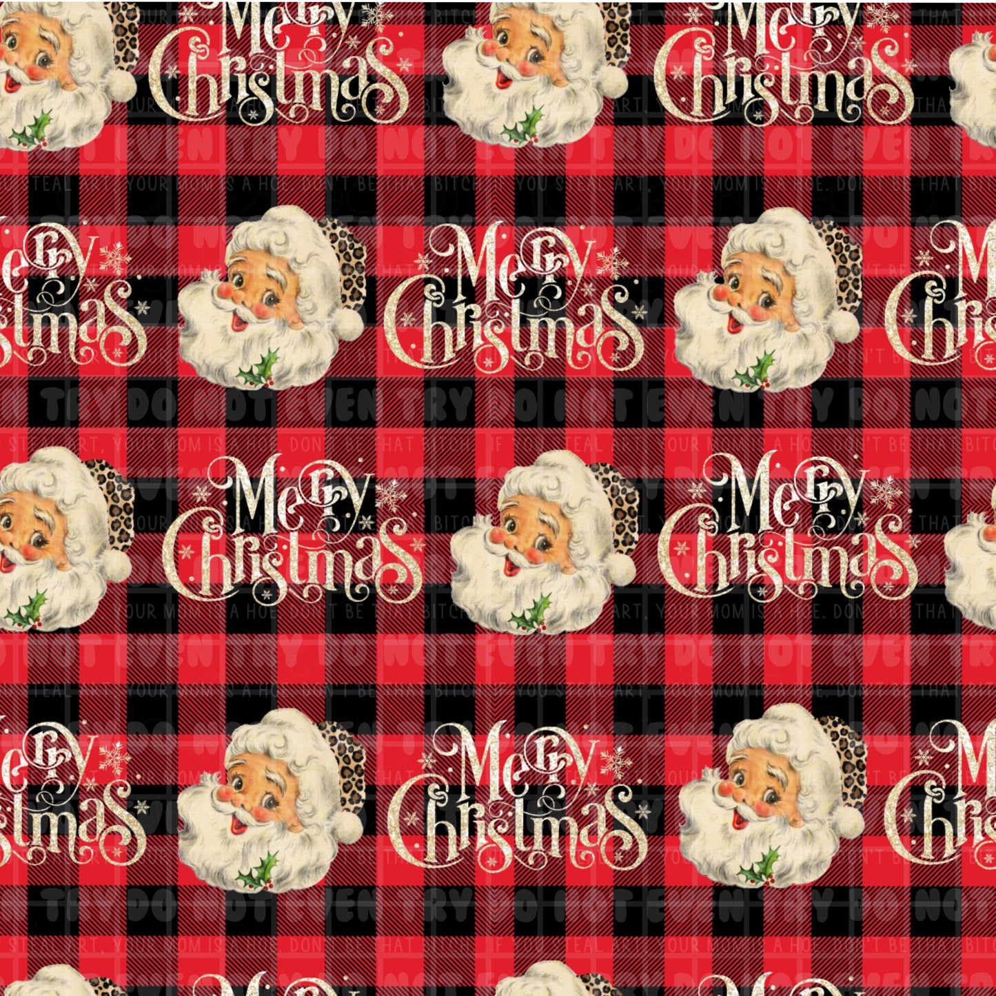 Plaid merry Christmas