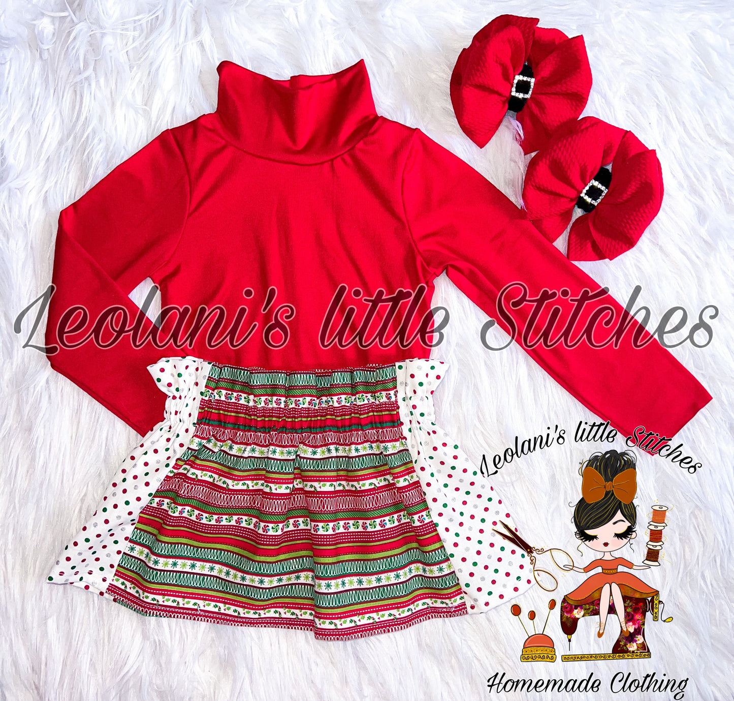 Christmas Maddison Skirt set