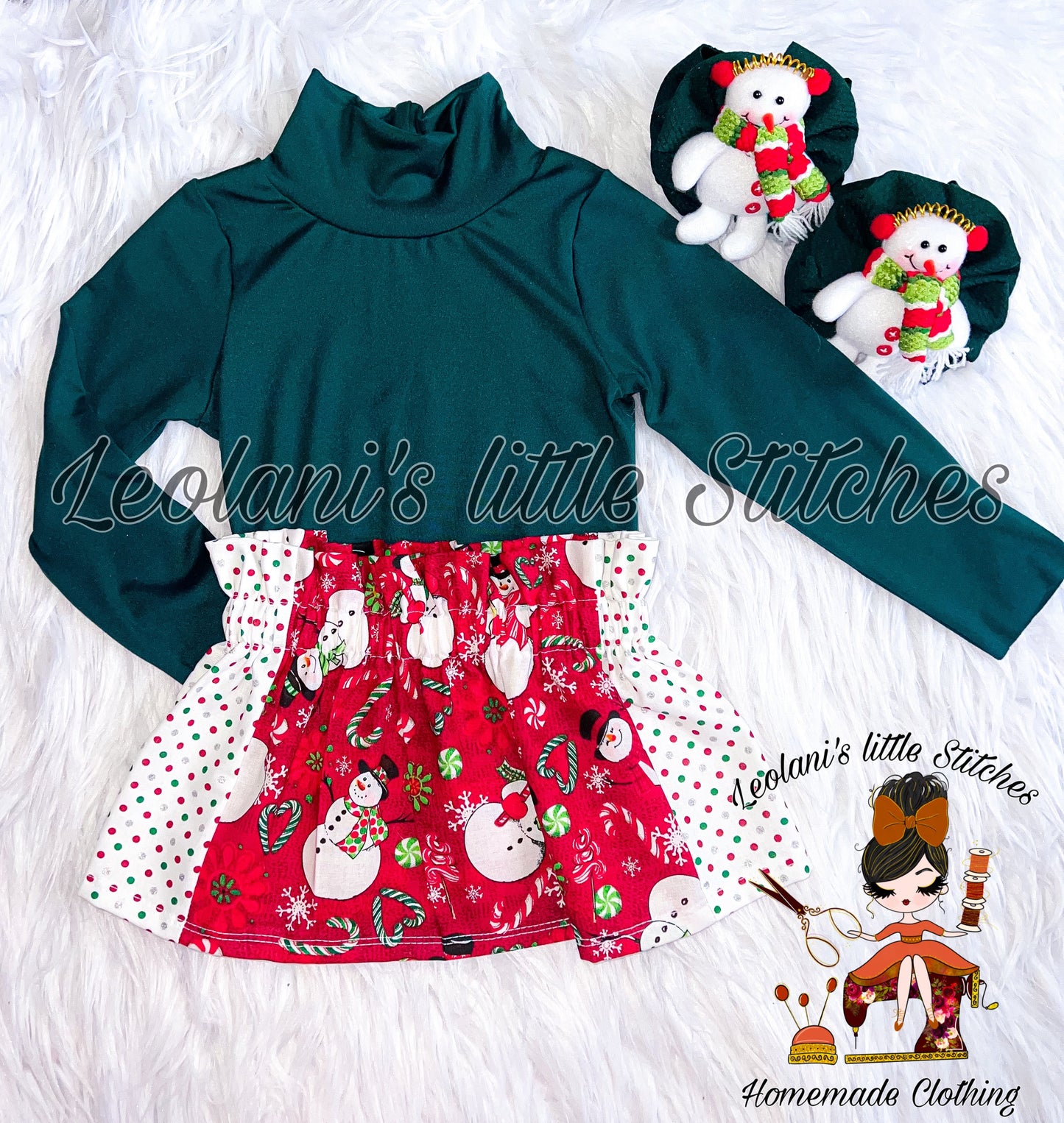 Christmas Maddison Skirt set