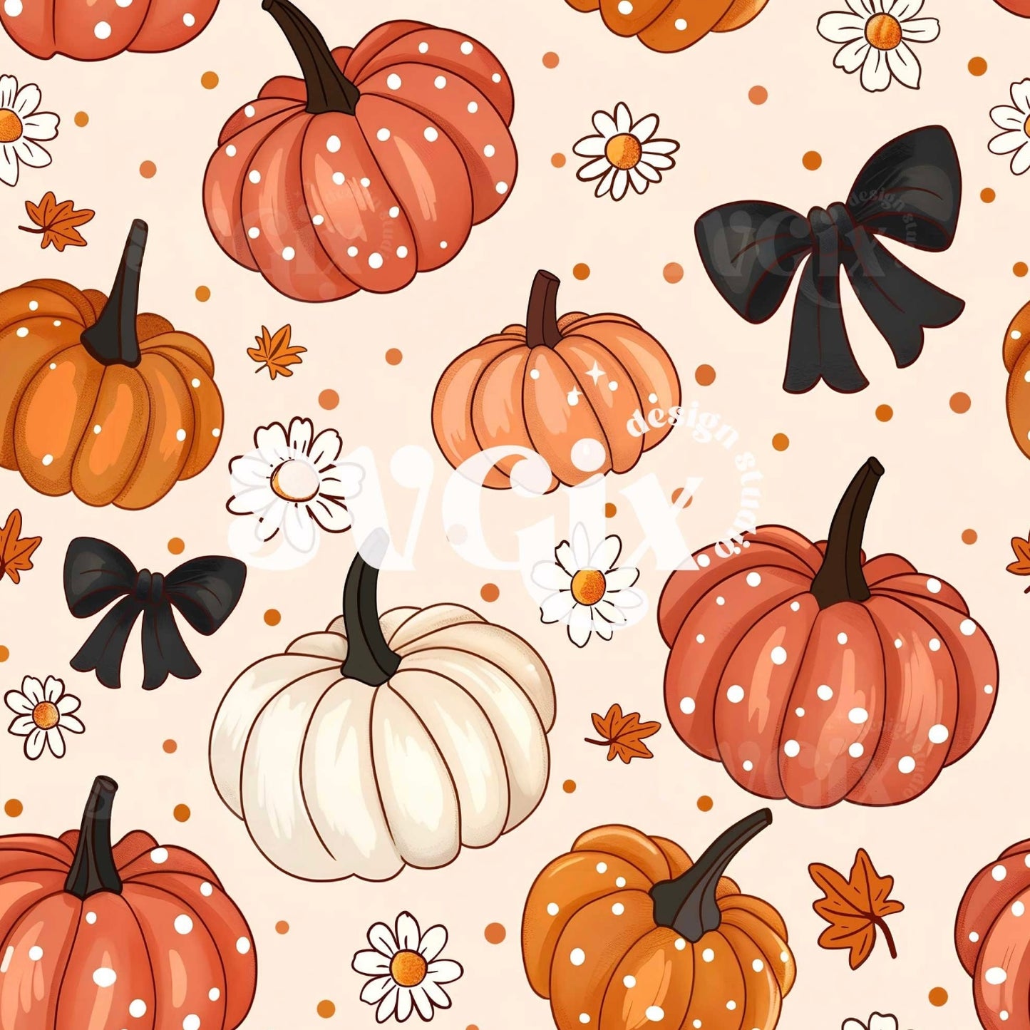 Watercolor pumpkins