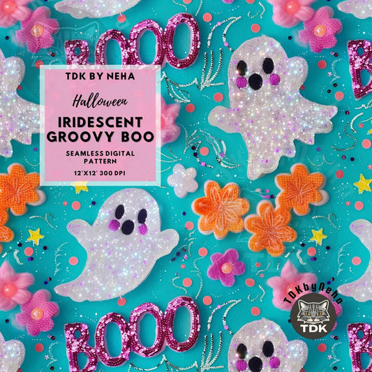 Glitter ghosts