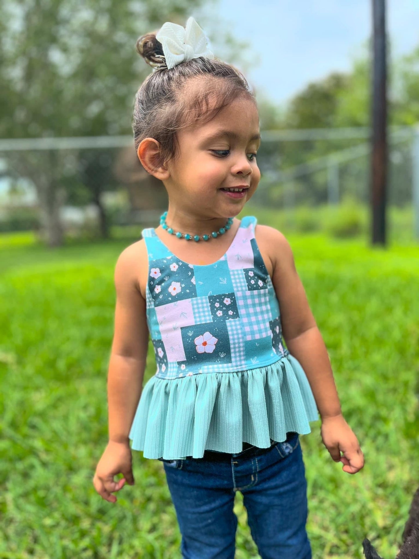 Paisley top (BK)
